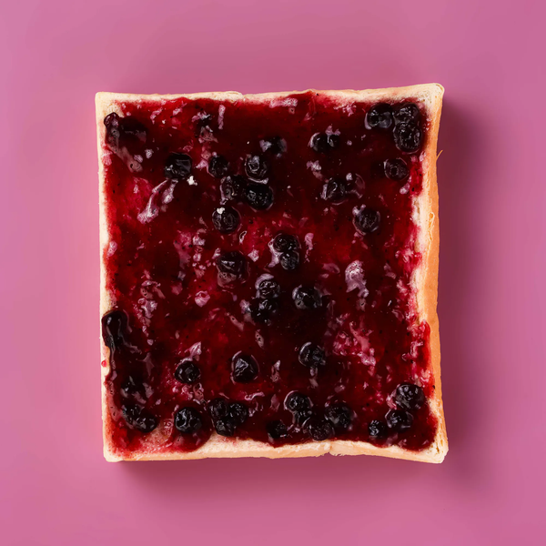 ▌ 粒粒果肉 ▌藍莓天然奶油軟心鮮奶厚片