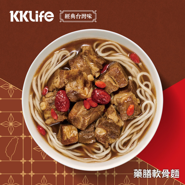 【常溫】KKLife 藥膳軟骨麵(570g/盒)