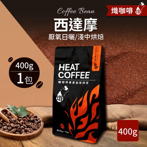西達摩 厭氧日曬/中烘焙/咖啡豆/400g｜熾咖啡