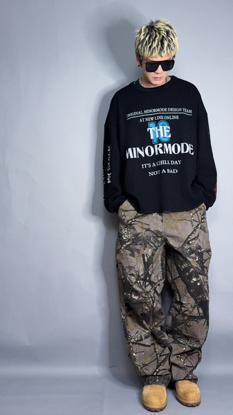 枯枝迷彩工裝長褲