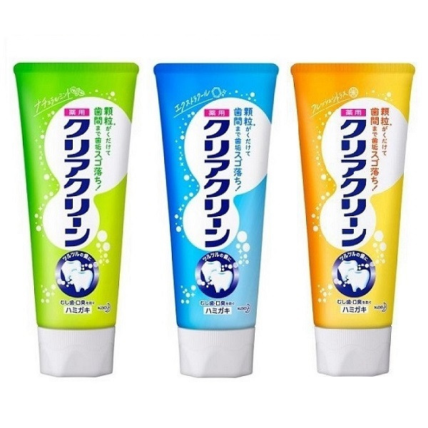 KAO 花王 CLEAR CLEAN 牙膏 120g  日本製造 三款可選