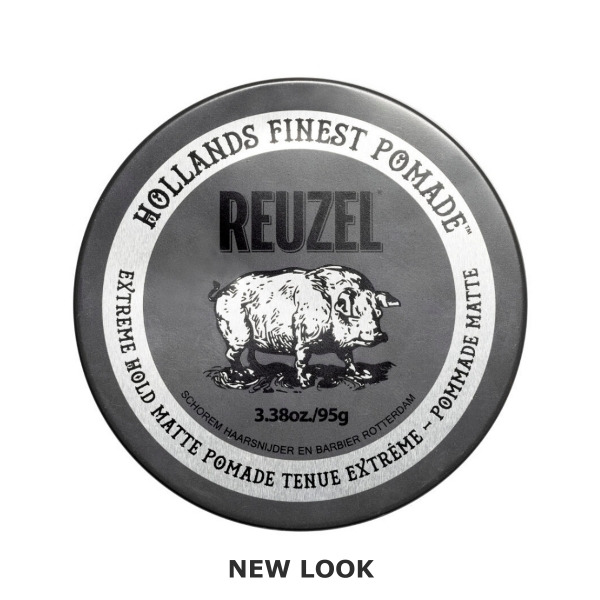 REUZEL 灰豬 豬油 低光澤強力髮蠟 3.38oz/95g (新包裝)
