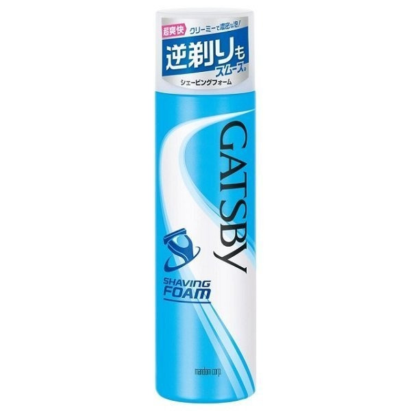 GATSBY 爽快修鬍泡 刮鬍泡 190g 日本製