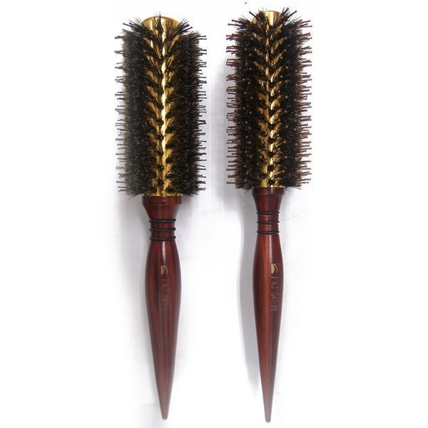 OS 豬鬃圓鋁梳 金色  鋁管 圓梳 梳子  三種尺寸可選