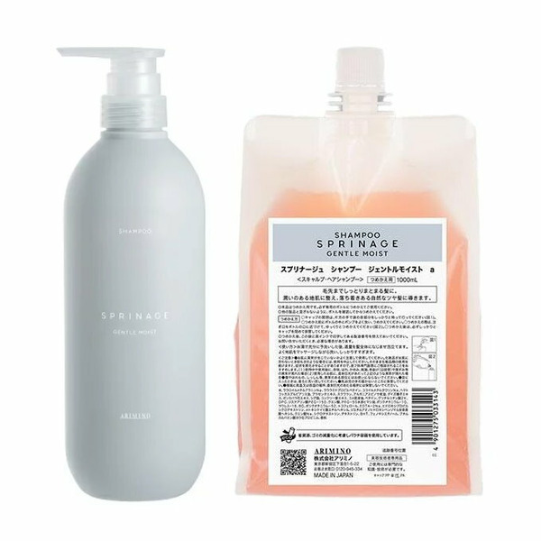 ARIMINO 愛麗美娜 SPRINAGE 毖泉 輕盈蓬鬆洗髮精 680ml / 1000ml 補充包