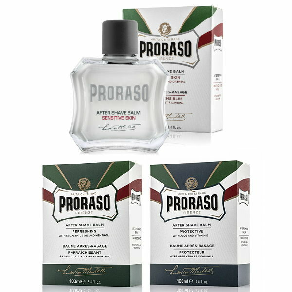 義大利百年老牌 PRORASO 鬍後乳 100ml 綠茶 / 薄荷 / 麝香