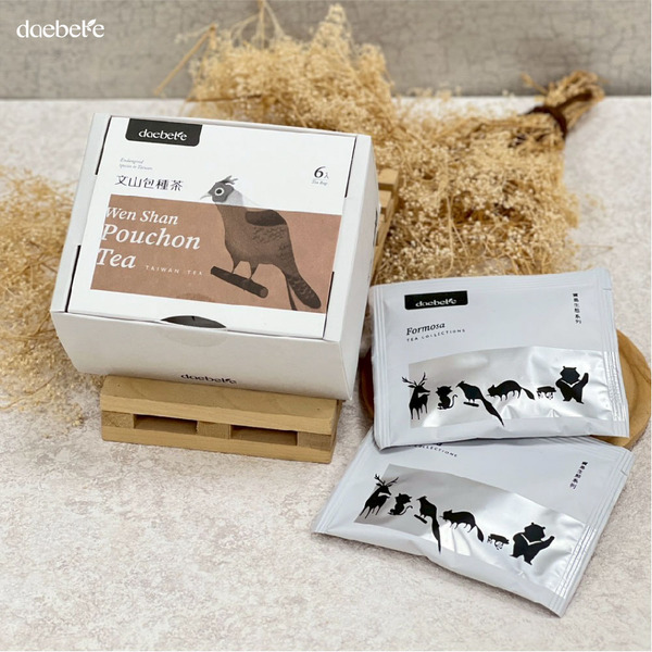 daebeté文山包種茶三角茶包｜輕發酵花香綠茶，ESG減碳環保