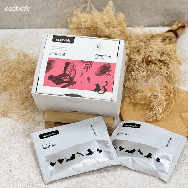 daebeté紅韻紅茶(台茶21號)三角茶包｜茶香層次豐富，入口甘潤悠長