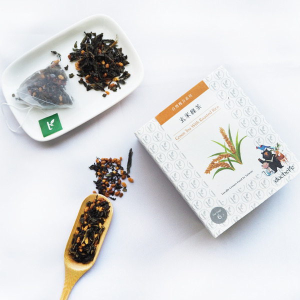 玄米綠茶│daebeté三角茶包｜台灣在地食材 × 自然農法茶香