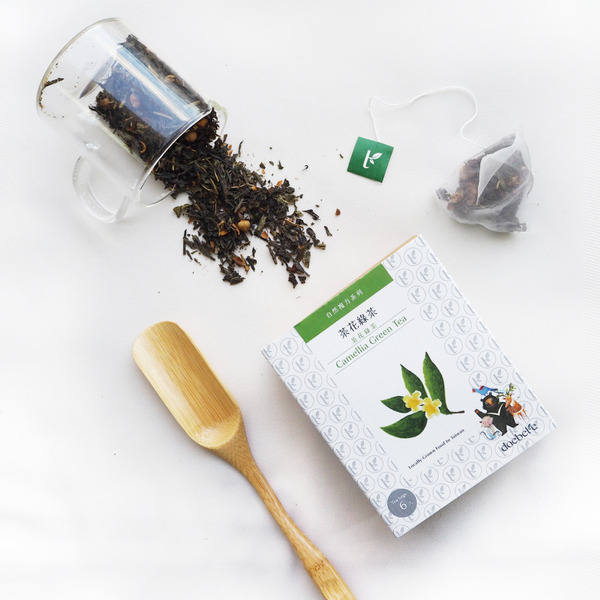 茶花綠茶｜daebeté三角茶包｜台灣在地自然複方