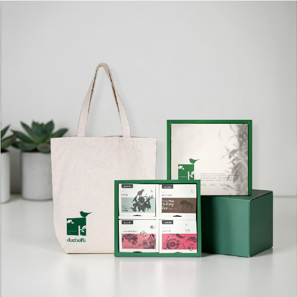 daebeté茶禮盒｜ESG減碳四入禮盒(A款)｜永續環保茶禮