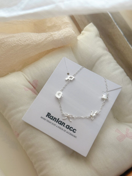 「預購」通體925純銀愛麗絲兔子手鍊🐰