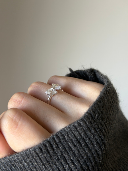 「預購」通體925純銀超可愛超正蝴蝶結戒指🎀