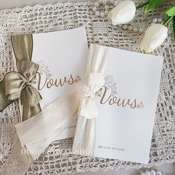 C款婚禮誓詞卡 宣誓卡