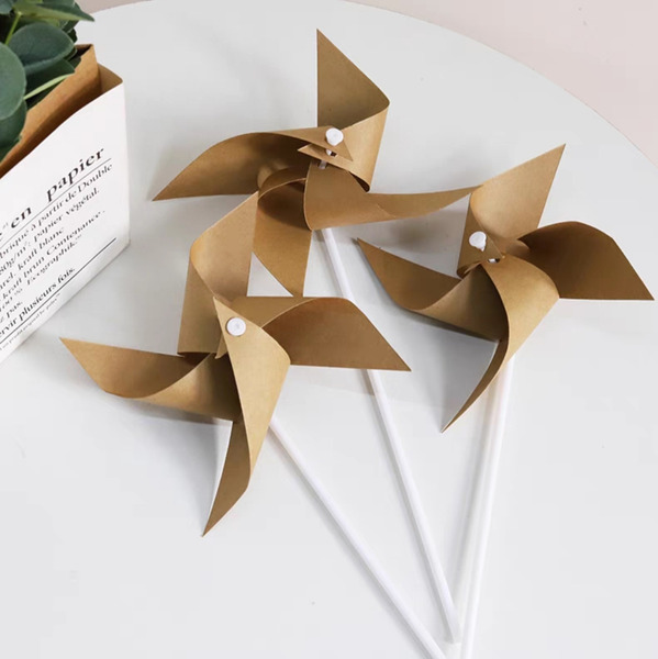 牛皮紙風車 拍攝道具