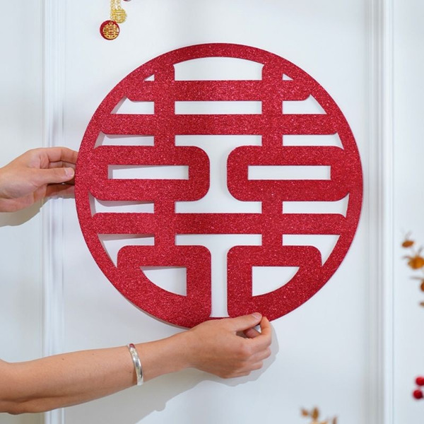 金蔥囍字貼紙 囍字貼