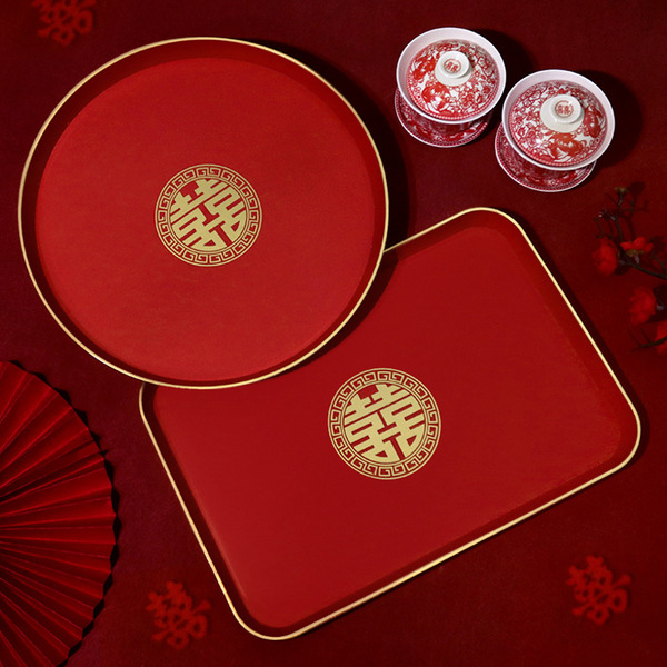 質感奉茶盤 囍盤