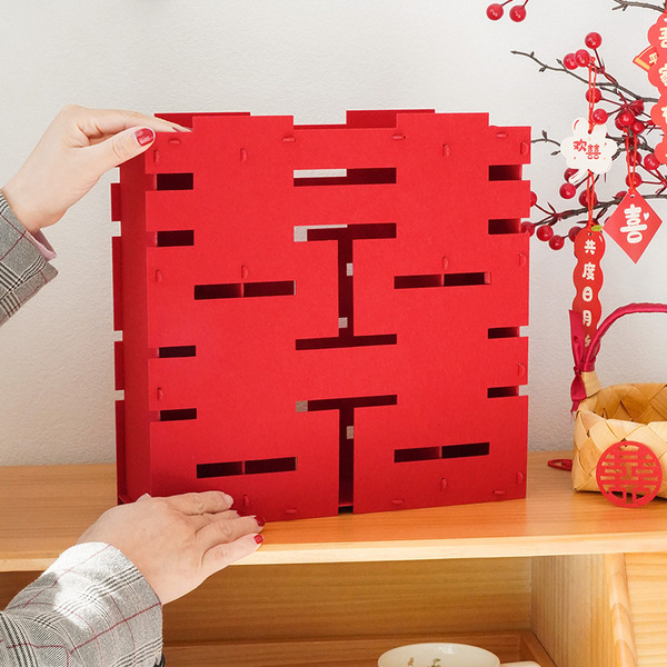 立體囍字擺件 擺飾