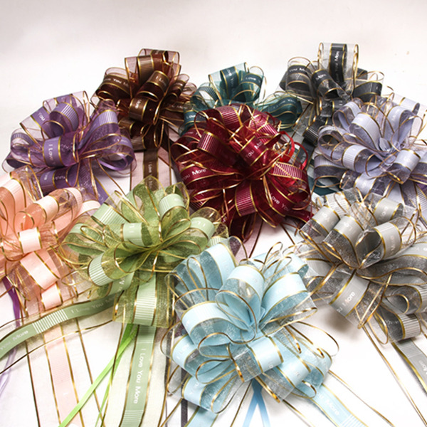 金邊英文雪紗車花