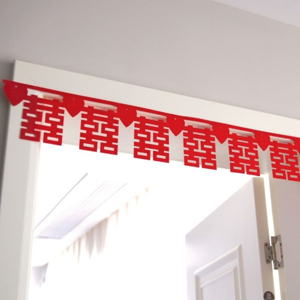 囍字門房掛飾 婚房佈置