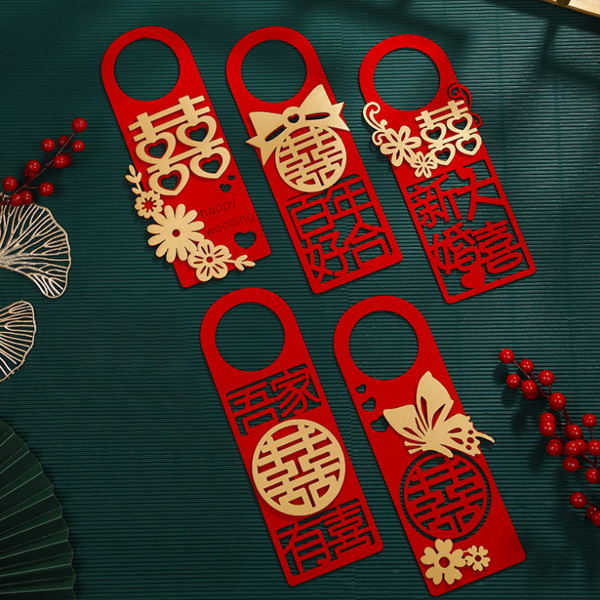 立體不織布門把掛飾