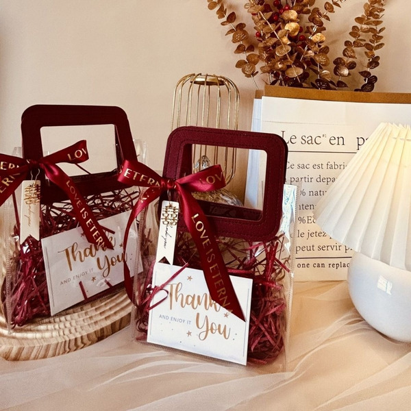 ins透明手提袋 pvc提袋