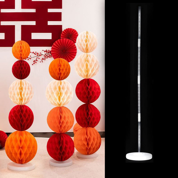 氣球立柱 蜂窩球立柱