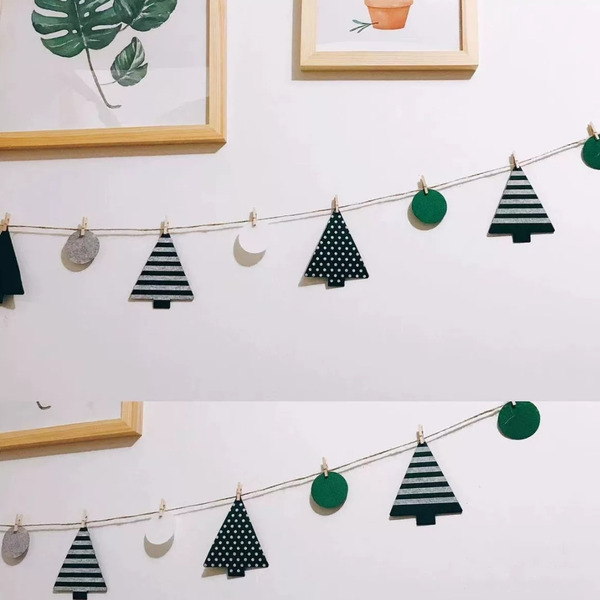 聖誕樹拉旗 裝飾道具