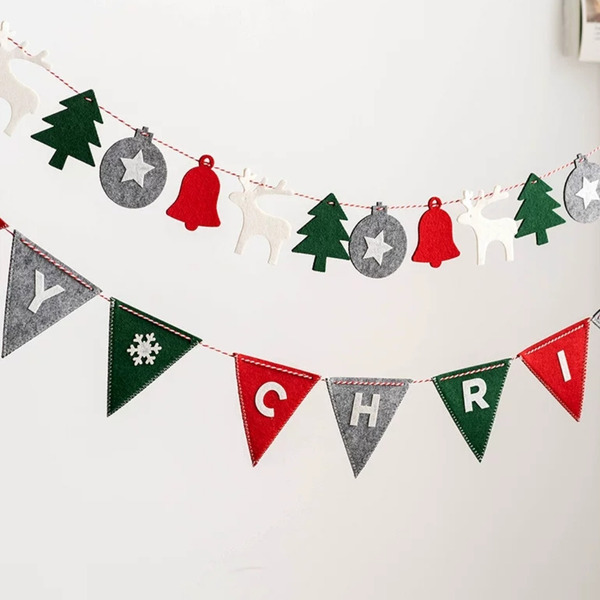聖誕樹拉旗 裝飾道具
