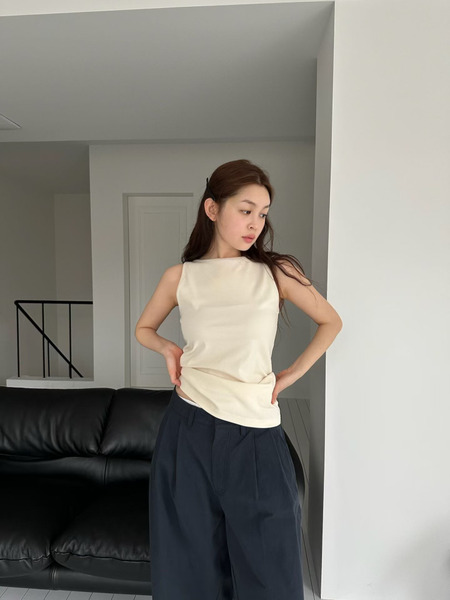 b04 絲光船領上衣