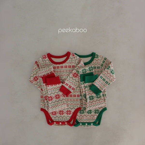 Peekaboo(厚)聖誕快樂寶寶套裝