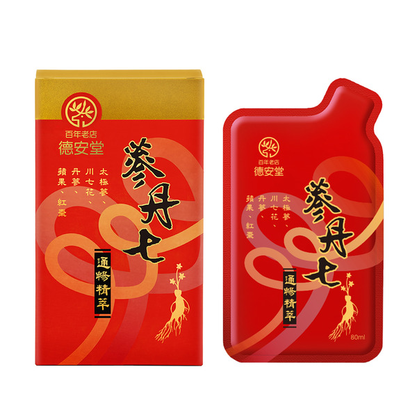 蔘丹七活力飲(80毫升x5包/盒）