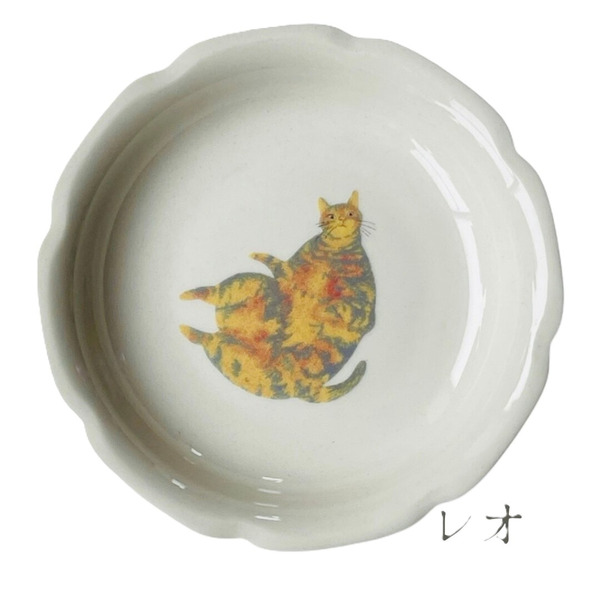 Orie 貓之所 美濃燒系列-貓貓Leo 豆盤