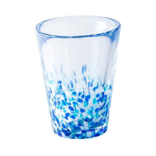 松岡硝子‧虹光系列‧海水藍玻璃杯（大）