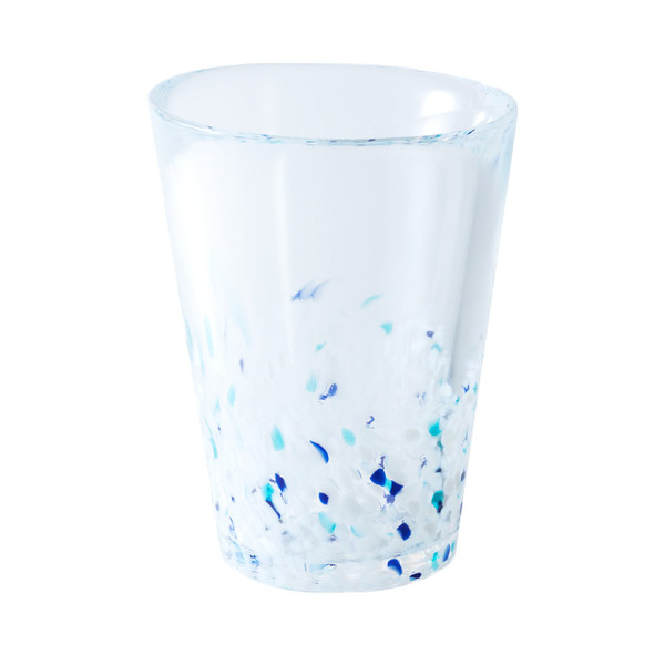 松岡硝子‧虹光系列‧粉雪白玻璃杯（大）