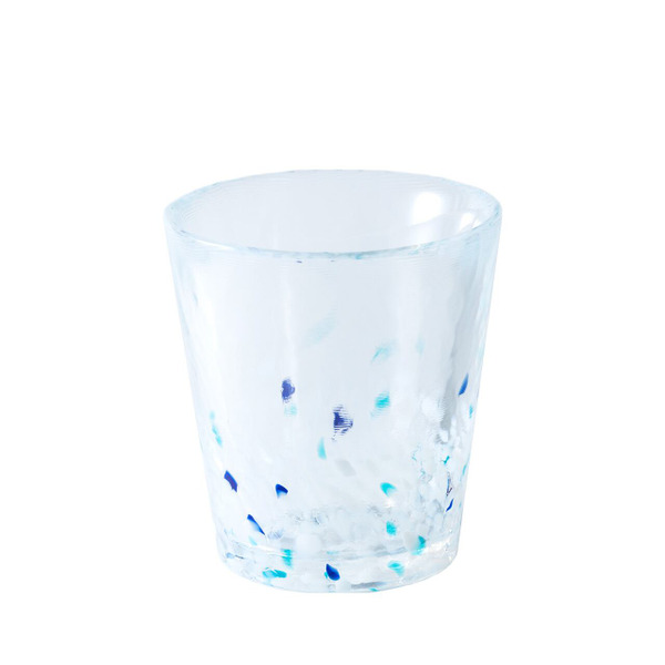 松岡硝子‧虹光系列‧粉雪白玻璃杯（小）