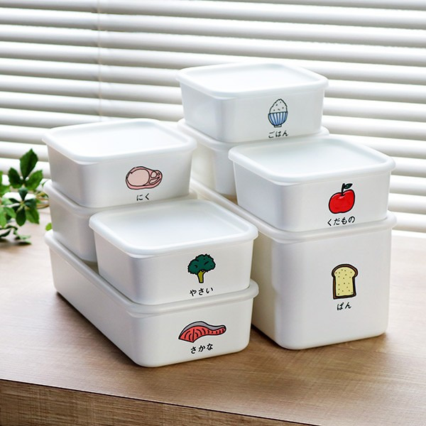食物家族多用途保鮮盒｜可微波與冷凍｜日本製