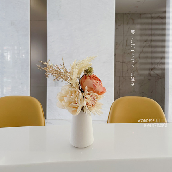 〖現貨〗侘寂風奧斯汀玫瑰仿真花束 桌花 美容院花藝 前台桌花 仿真花 擺花 店鋪花束 餐桌擺花 花藝佈置 拍照道具