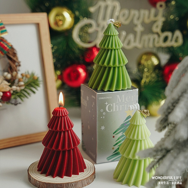 〖現貨〗聖誕氛圍香氛蠟燭合集 聖誕樹蠟燭 櫃檯裝飾 西餐廳道具 聖誕小禮物 蠟燭 拍照道具 交換禮物 聖誕櫥窗裝飾