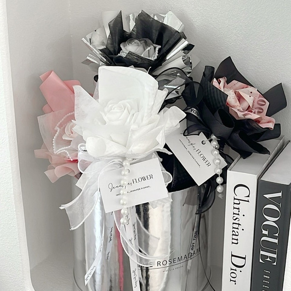 單支甜筒香皂花束