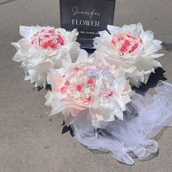 99朵 香皂花 特殊包裝