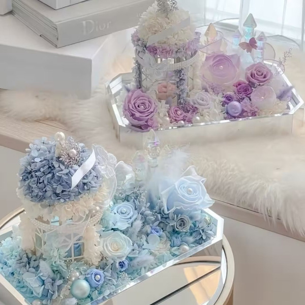 高級永生花城堡