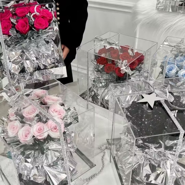 永生花銀河玫瑰花禮盒