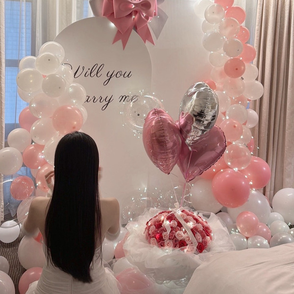 求婚氣球佈置👰🏻💍