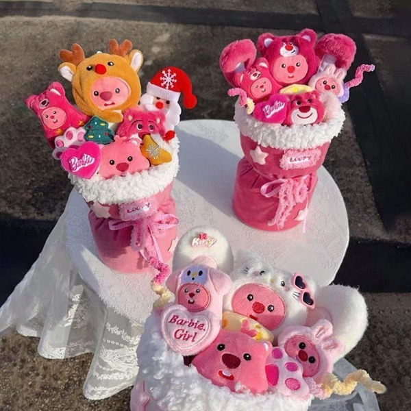 可愛聖誕款 Loopy娃娃花束