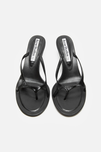 ACNE STUDIOS｜羊皮小貓高跟涼鞋