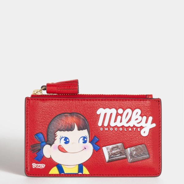 ANYA HINDMARCH｜拉鍊卡片包 MILKY款