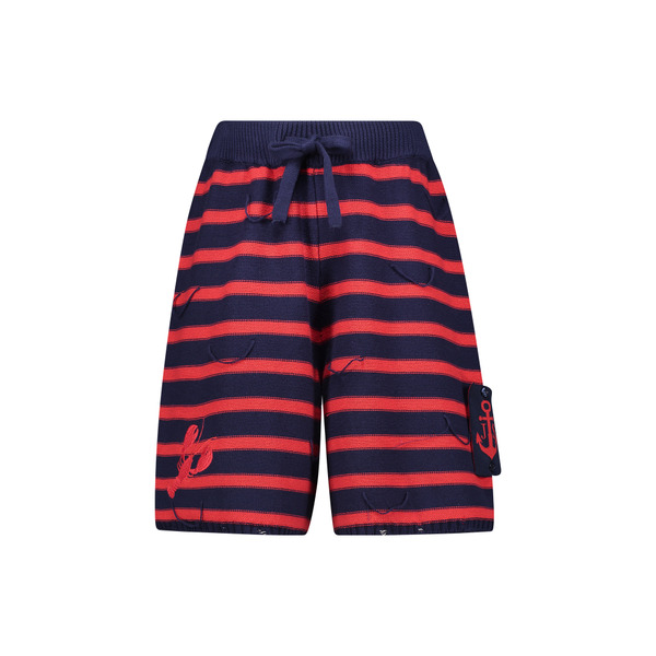 JOSHUA SANDERS｜紅黑撞色休閒短褲