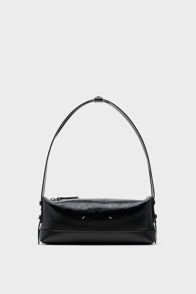 MAISON MARGIELA｜壓皺亮面小牛皮肩背包