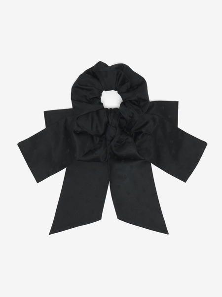 ALEXANDER MCQUEEN｜黑色蝴蝶結髮圈